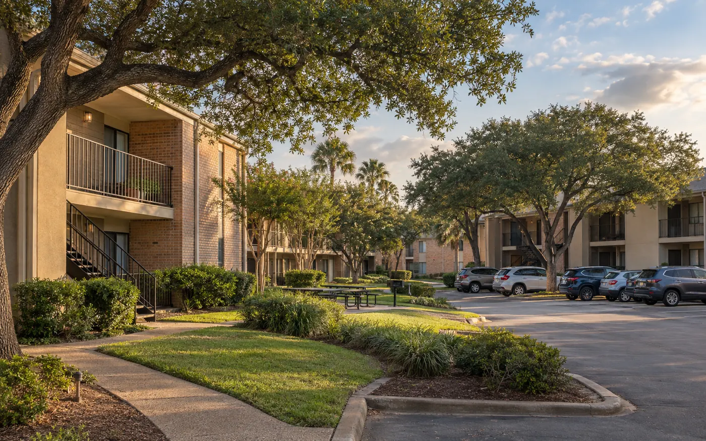 Representative Class B multifamily apartment community in Texas