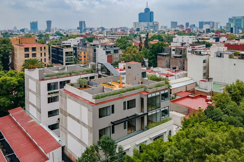 Completed Carlos B. Zetina 79 residential development in Mexico City